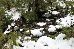 Refugio Altazor durante l'inverno