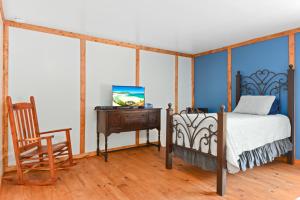 TV a/nebo společenská místnost v ubytování Round Top Hotel