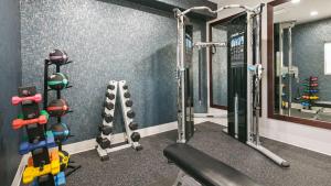Fitness centrum a/nebo fitness zařízení v ubytování Best Western Plus Houston Atascocita Inn & Suites