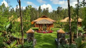 a resort with a gazebo in a yard at Volcano Eco Retreat by Heart Core Hotels - Adults Only in Mountain View