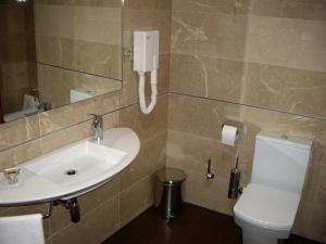 Koupelna v ubytování Hotel San Sebastián Hospedería