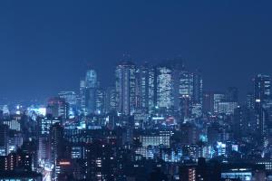 a nighttime view of a large city at night at Sunshine City Prince Hotel Ikebukuro Tokyo in Tokyo