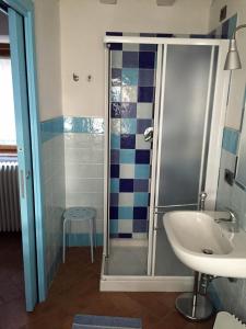 Koupelna v ubytování B&B El Piastrol + 20 fotografií