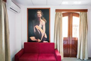 Ruang duduk di Royal Mindelo Suite