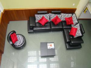 Istumisnurk majutusasutuses Apartahotel Vincent Suites