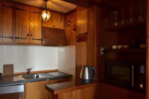 A kitchen or kitchenette at Golf & SKI studio Még 3 kép