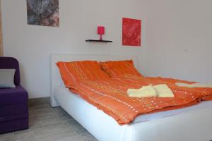 Postel nebo postele na pokoji v ubytování Haus Bierherr