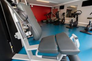 Fitness centrum a/nebo fitness zařízení v ubytování Hotel Apostroff