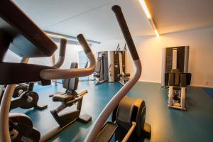 Fitness centrum a/nebo fitness zařízení v ubytování Hotel Apostroff