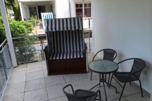 Balkón nebo terasa v ubytování Ferien Wohnungen Arkonablick