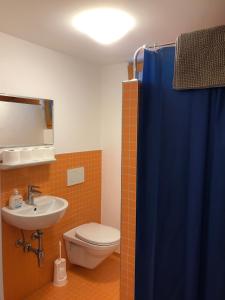 Koupelna v ubytování Rustici Maggia + 37 fotografií