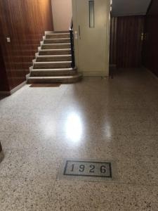 a floor with a number on the floor of a building at Casa Vacanze Lido Di Venezia in Venice-Lido
