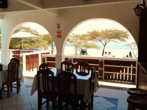 Restaurace v ubytování La Perla