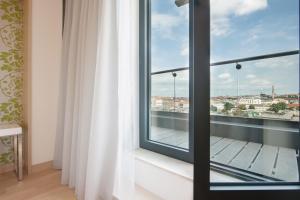 Balkón alebo terasa v ubytovaní Occidental Praha Five