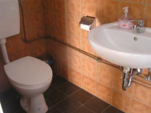 Koupelna v ubytování Fredrika Hotell Jakt&Fiskecamp