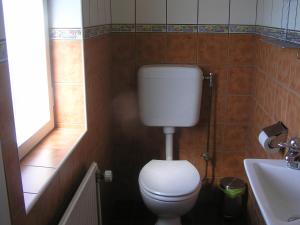 Koupelna v ubytování Fredrika Hotell Jakt&Fiskecamp