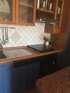 Appartamento Oleandri - Baia Verdeにあるキッチンまたは簡易キッチン