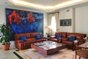 Coin salon dans l'établissement Villa Guadalupe