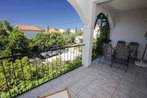 Balkón nebo terasa v ubytování Apartments Plavica