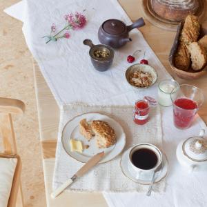 Landhaus 3 Birken 투숙객을 위한 아침식사 옵션