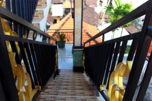Balkón nebo terasa v ubytování CR Tris Rooms Seminyak