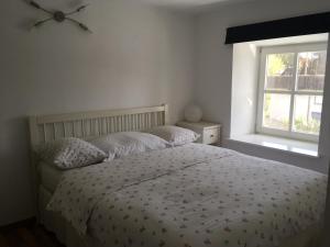 Łóżko lub łóżka w pokoju w obiekcie Alte Donau