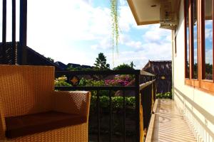 Balkón nebo terasa v ubytování CR Tris Rooms Seminyak