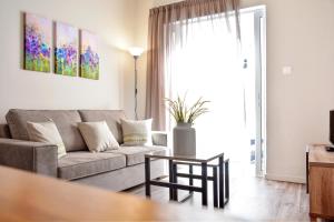 พื้นที่นั่งเล่นของ Athens Connection Apartments