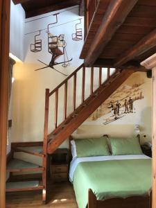 Postel nebo postele na pokoji v ubytování Chalet Chez Nous