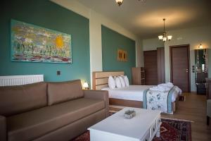 Posezení v ubytování Pandion Luxury Boutique Hotel & Suites with Spa