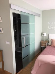 Posteľ alebo postele v izbe v ubytovaní vivienda vieja cepa