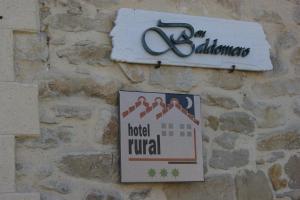 Certificat, premi, rètol o un altre document de Don Baldomero Hotel Rural