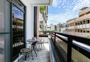 En balkon eller terrasse på Travel Mind