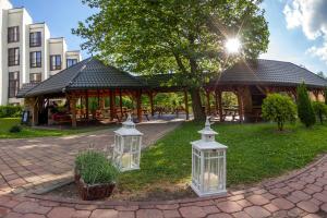 Zahrada ubytování Hotel Jaskółka
