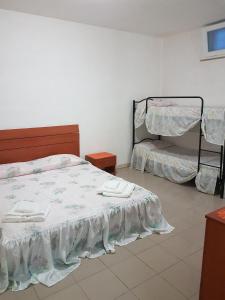 Postel nebo postele na pokoji v ubytování Casa Vacanze Manila