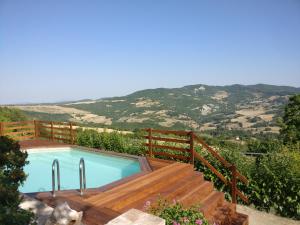 Nespecifikovaný výhled na hory nebo výhled na hory při pohledu z bed and breakfast