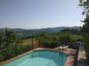Nespecifikovaný výhled na hory nebo výhled na hory při pohledu z bed and breakfast
