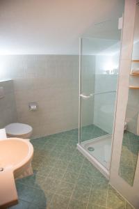 Koupelna v ubytování Hotel Hertehof