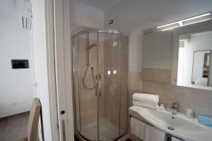 Koupelna v ubytování Rooms Angedras