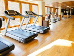Fitness centrum a/nebo fitness zařízení v ubytování Sport Hotel