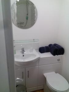 Et badeværelse på Starfish Rooms