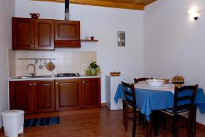 Ett kök eller pentry på Poderone Vecchio