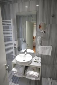 Koupelna v ubytování Hotel Bulqiza
