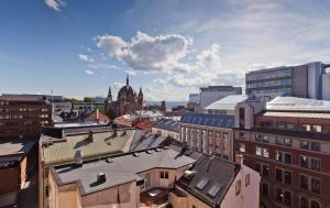 Nespecifikovaný výhled na destinaci Oslo nebo výhled na město při pohledu z hotelu