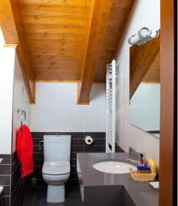 Kylpyhuone majoituspaikassa Apartahotel Castejón de Sos