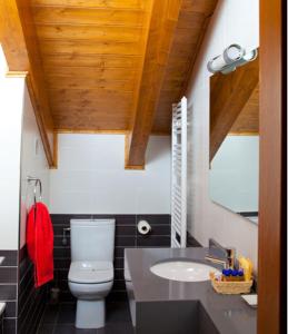 Koupelna v ubytování Apartahotel Castejón de Sos