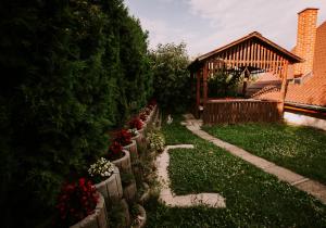Zahrada ubytování Bosnyák Panzió
