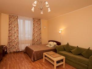 Cama o camas de una habitación en Piligrim Apartments on Malysheva