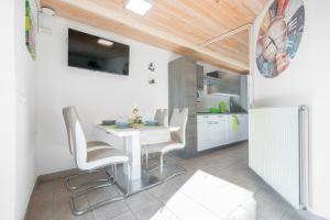 Kuchyň nebo kuchyňský kout v ubytování Apartment - Speleo Camp