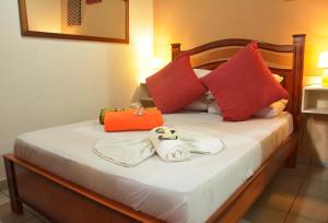 Krevet ili kreveti u jedinici u objektu El Viajero Asuncion Hostel & Suites